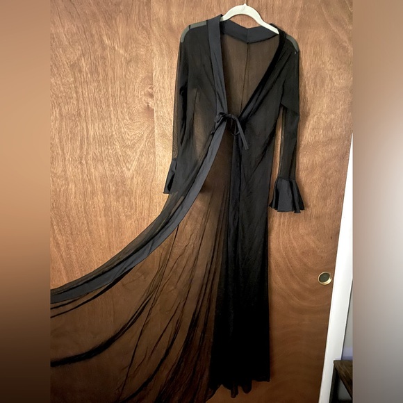 Long Sheer Robe - Picture 1 of 7